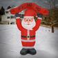 National Tree 7ft. Inflatable Blow Up Santa w/ 3 White LED Lights - image 2