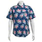 Mens Chaps Floral Chambray Button Down Shirt - image 1