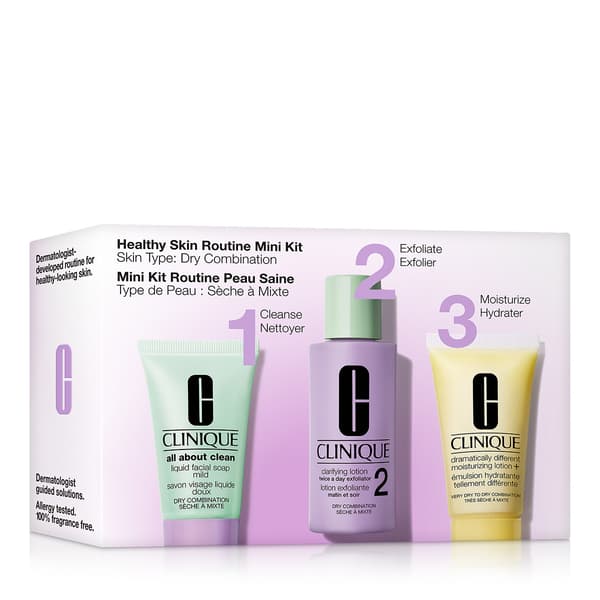Clinique Healthy Skin Routine: Mini 3-Step Dry Skin Skincare Set
