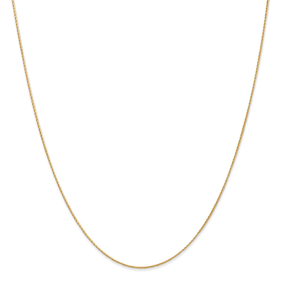 Gold Classics™ .7mm. 14kt. Gold Baby Parisian Wheat Necklace