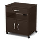 South Shore Axess Printer Cart on Wheels-Chocolate - image 1