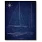 Courtside Market Blueprint Sailboat II Wall Art - image 1