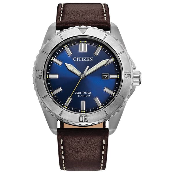 Mens Citizen&#40;R&#41; Brycen Blue Dial Silver-Tone Watch - AW1840-09L - image 