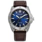 Mens Citizen&#40;R&#41; Brycen Blue Dial Silver-Tone Watch - AW1840-09L - image 1