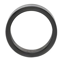 Mens Lynx Stainless Steel Thin Blue Line Ring