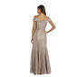 Womens R&M Richards Shimmer Lace Mermaid Evening Dress - image 3
