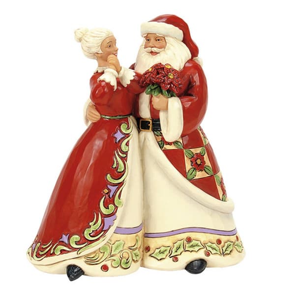 Jim Shore Santa and Mrs. Claus Christmas Figurine - image 