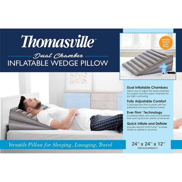 Thomasville Inflatable Adjustable Wedge Pillow