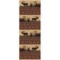 Tayse Nature Misty Elk Lodge Runner - Red - image 1