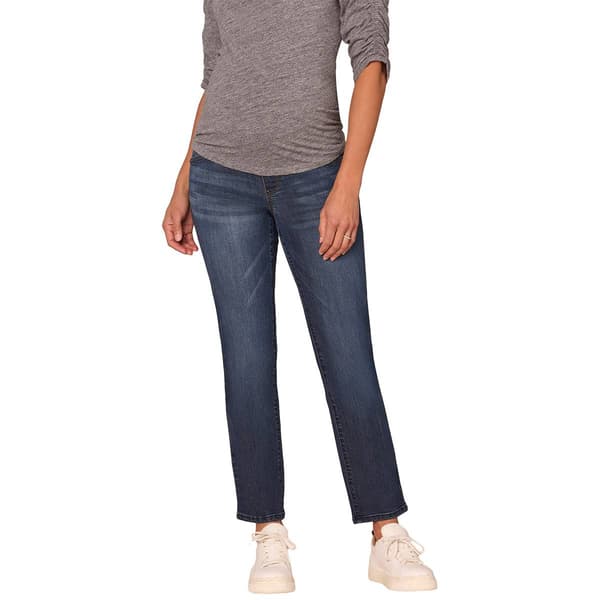 Womens Democracy Absolution(R) Indigo Maternity Straight Jeans - image 