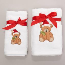 Avanti Bear Christmas 2pk. Towel Collection