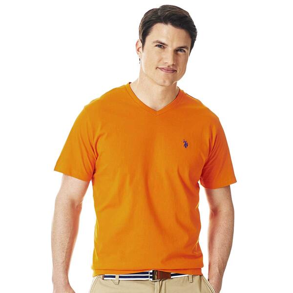 Mens U.S. Polo Assn.&#40;R&#41; V-Neck Solid Tee - image 