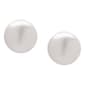 Sterling Silver 7mm White Pearl Stud Earrings - image 1