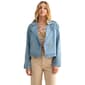 Womens CITY BLUES Cropped Denim Trench - image 1