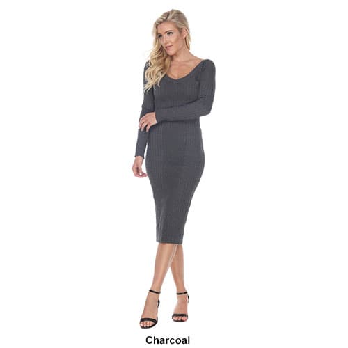 Womens White Mark Destiny Sweater Dress