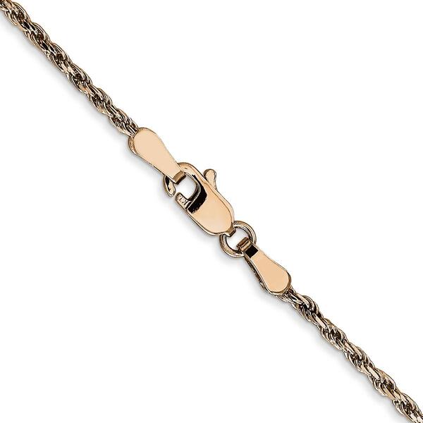 Unisex Gold Classics&#8482; 1.8mm. 14k Rose Diamond Cut Rope Necklace