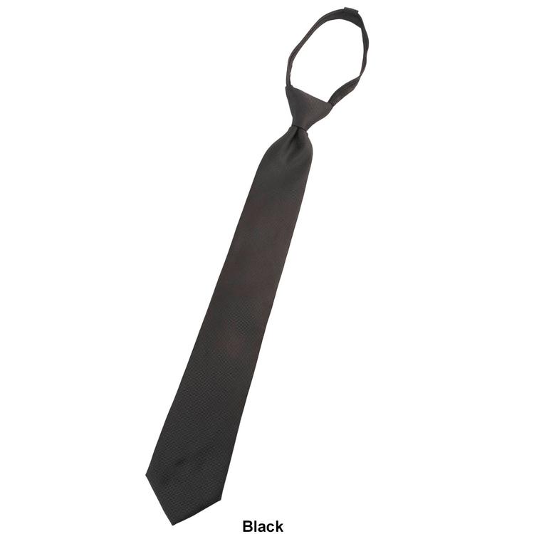 Mens Architect® Arc Solid Zipper Tie