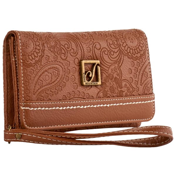 Womens Stone Mountain Rocky Mountain Large Trifold Wallet