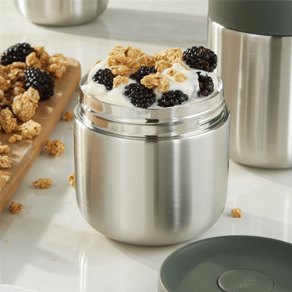 BergHOFF Nommie Stainless Steel 12oz Food Container