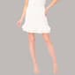 Womens Cece Double Ruffle Textured Pull On Mini Skirt - image 3