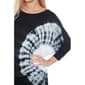 Womens White Mark Banded Dolman Side Tie Dye Top - image 4