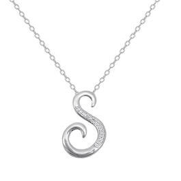 Accents by Gianni Argento Initial S Pendant Necklace