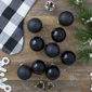 Northlight 9ct. Black Glass Ball Christmas Ornaments - image 4