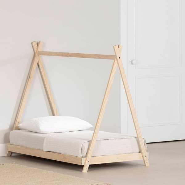 South Shore Sweedi Natural Wood Toddler Bed