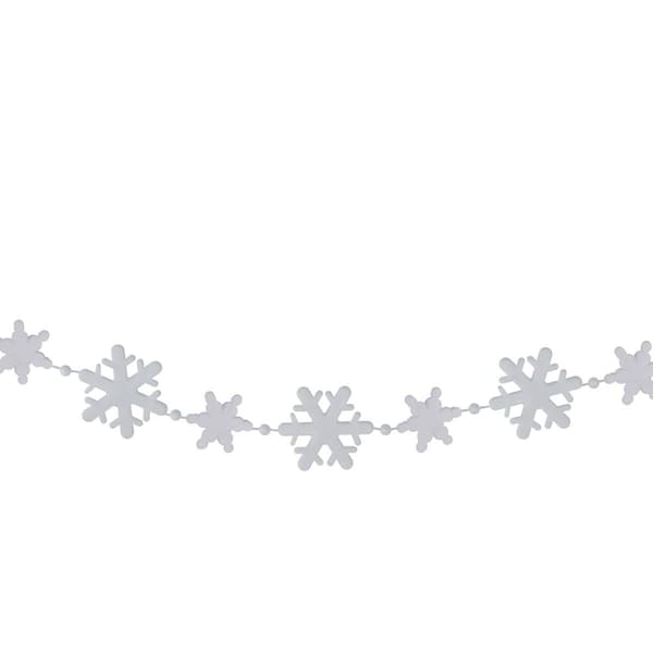 Northlight Seasonal Snowflake Beaded Christmas Garland