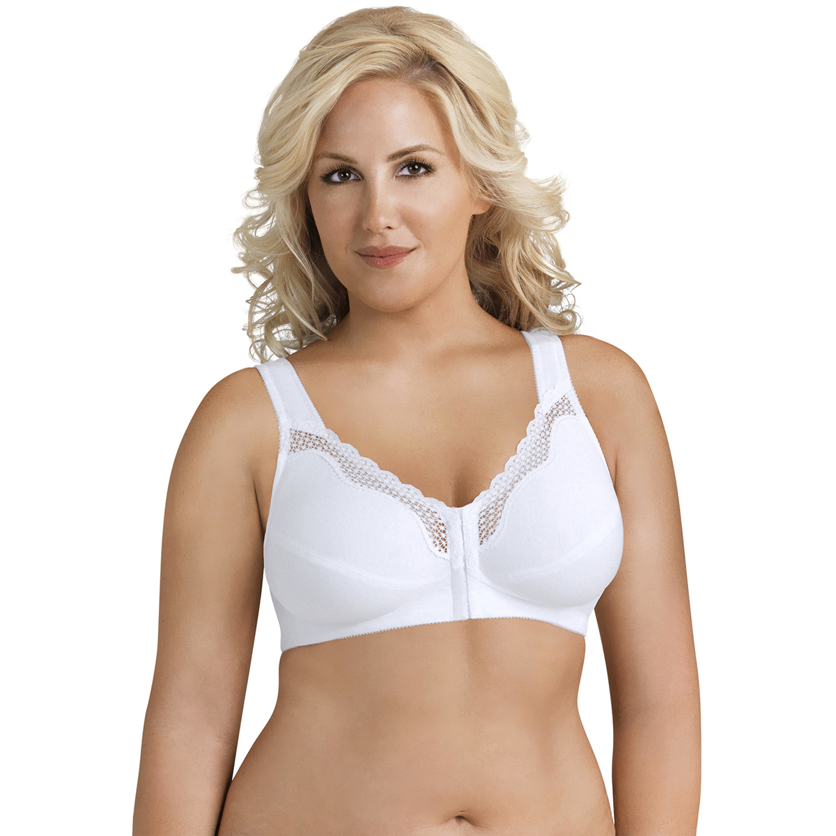Open Video Modal for Womens Exquisite Form Fully(R) Front Close Wire-Free Posture Bra