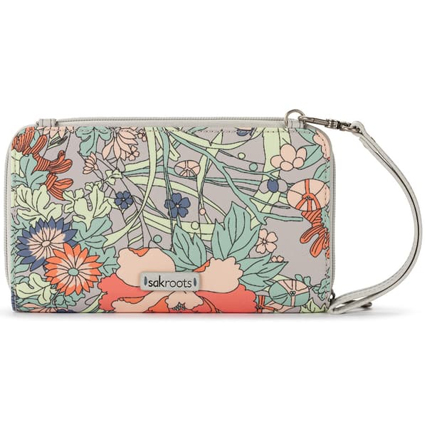 Sakroots Smartphone Crossbody - Light Grey