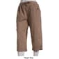 Womens Jordana Rose Rib-Knit Waist Capri Pants - image 3
