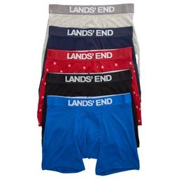Mens LANDS END(R) 4pk. Boxer Briefs - Red