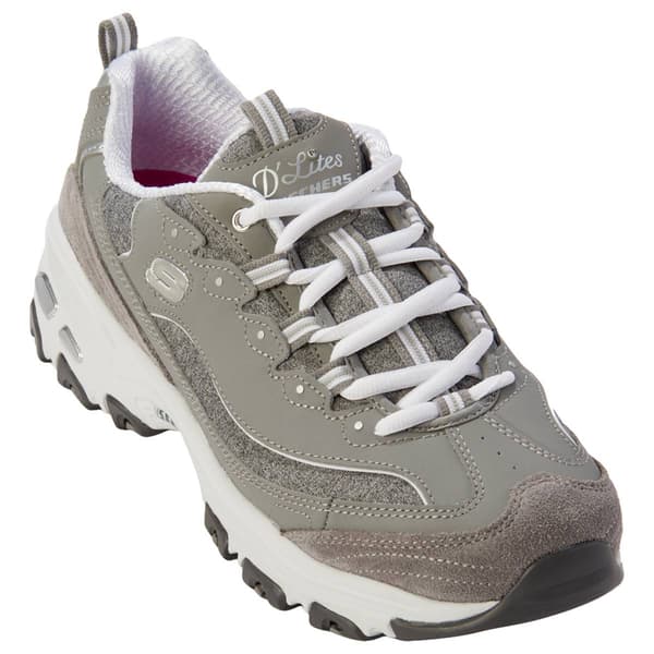 Womens Skechers D''Lites - Me Time Athletic Sneakers - Wide