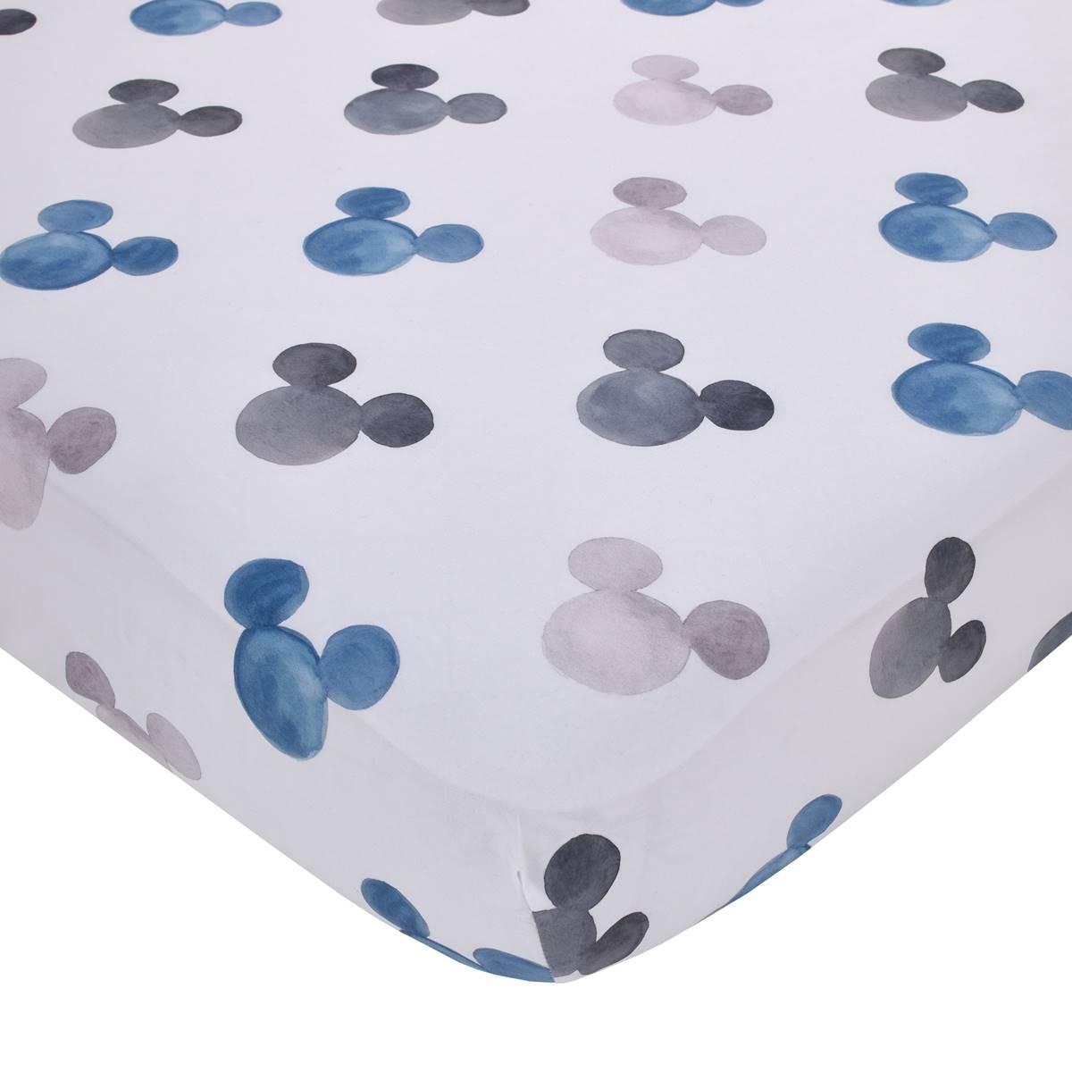 Disney Mickey Mouse Ears Fitted Crib Sheet