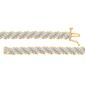Diamond Classics&#8482; Yellow Plated Sterling Silver Tennis Bracelet - image 3