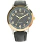 Mens Instatime Gold-Tone Black Easy to Read Dial Watch - PM1782 - image 1