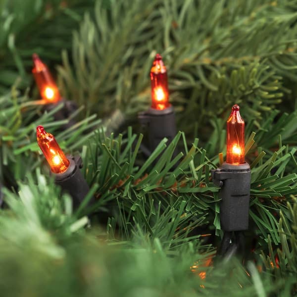Northlight Seasonal 21.5ft. Orange Christmas Lights