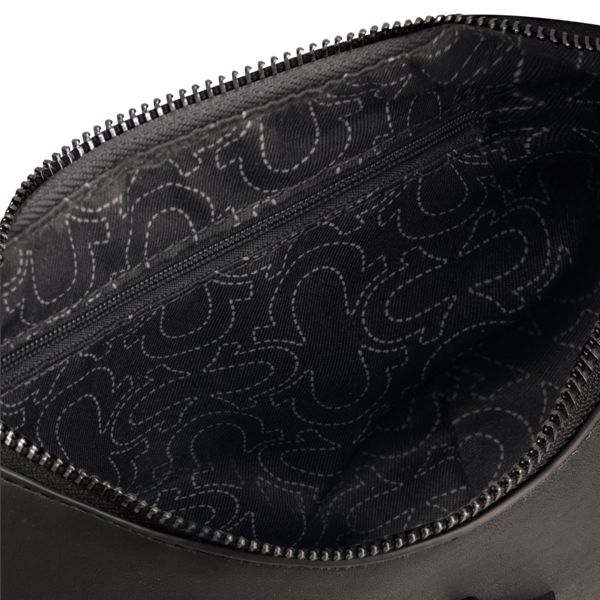 True Religion Logo Strap Crescent Hobo Bag