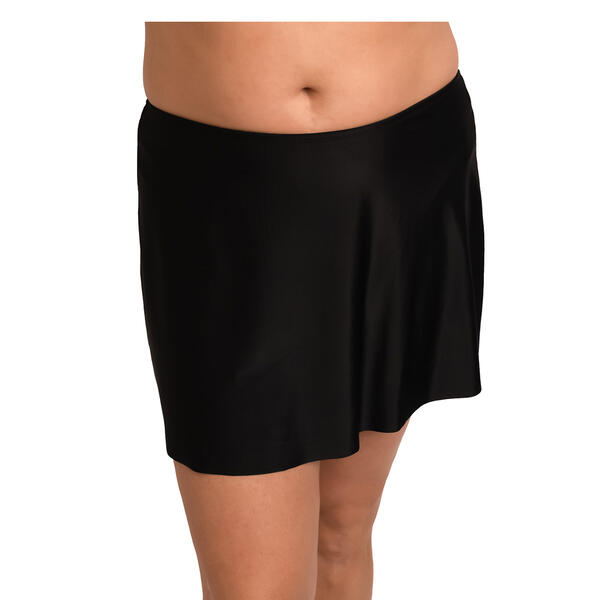 Plus Size Del Raya Solid Swim Skirt - image 