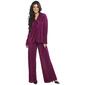 Juniors Almost Famous&#40;tm&#41; 2pc. Chic Plisse Blouse & Wide Leg Pants - image 1
