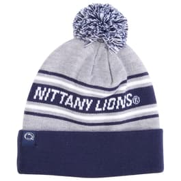 Royal New York Giants Camouflage Light Up Cuffed Knit Hat