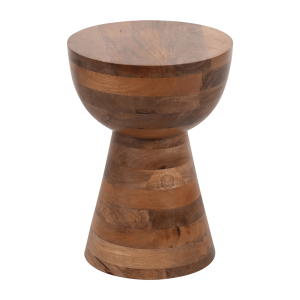 Sagebrook Home Mango Wood Round Top Accent Table
