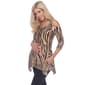 Plus Size White Mark Cold Shoulder Animal Print Tunic - image 3