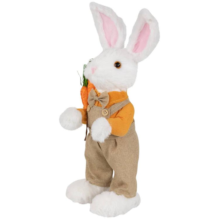 Northlight Seasonal Boy Rabbit w/ Overalls Easter Figurine