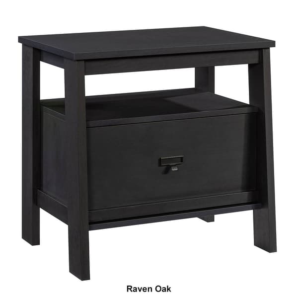 Sauder Trestle 1-Drawer Nightstand