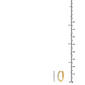 Nova Star® Lab Grown Diamond Gold Plated Circle Hoop Earring Set - image 5