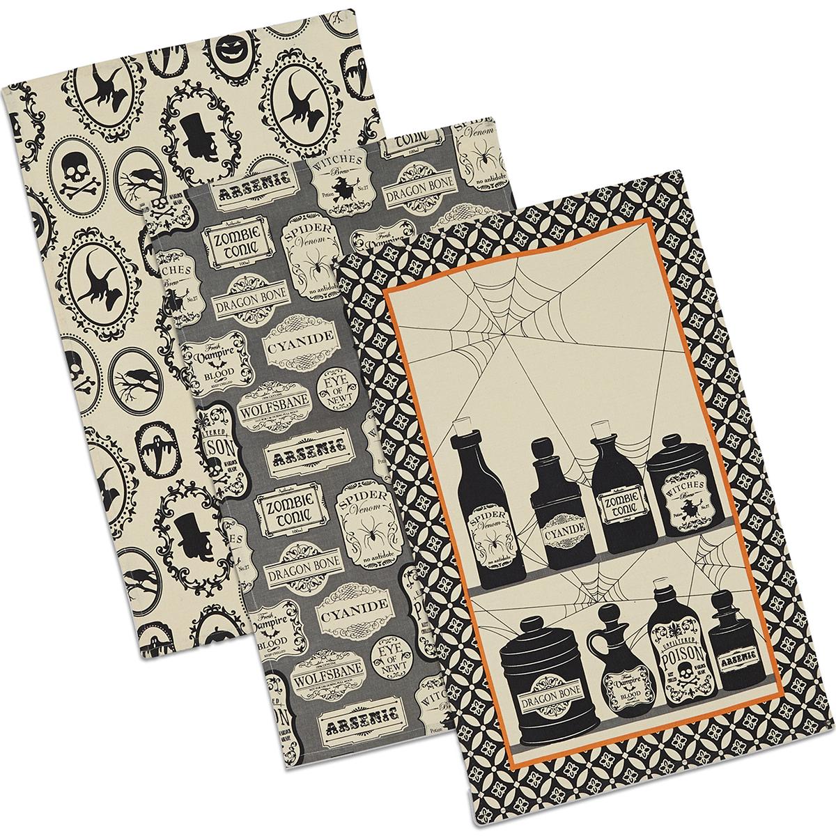 DII® Hocus Pocus Kitchen Towel Set Of 3