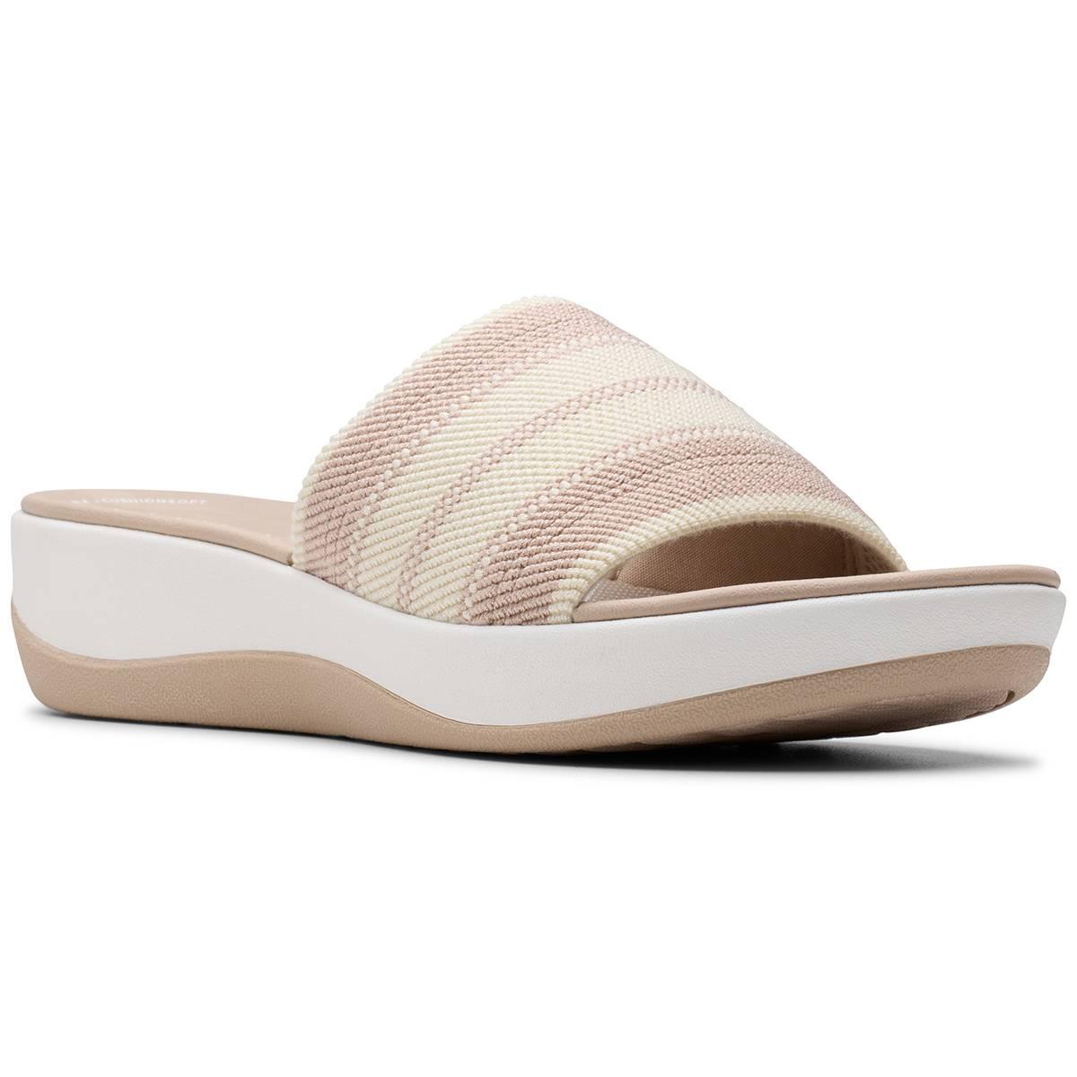 Womens Clarks(R) Cloudsteppers(tm) Arla Hollis Slide Sandals