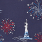 Plus Size Alfred Dunner Lady Liberty Fireworks Embroidery Blouse - image 5